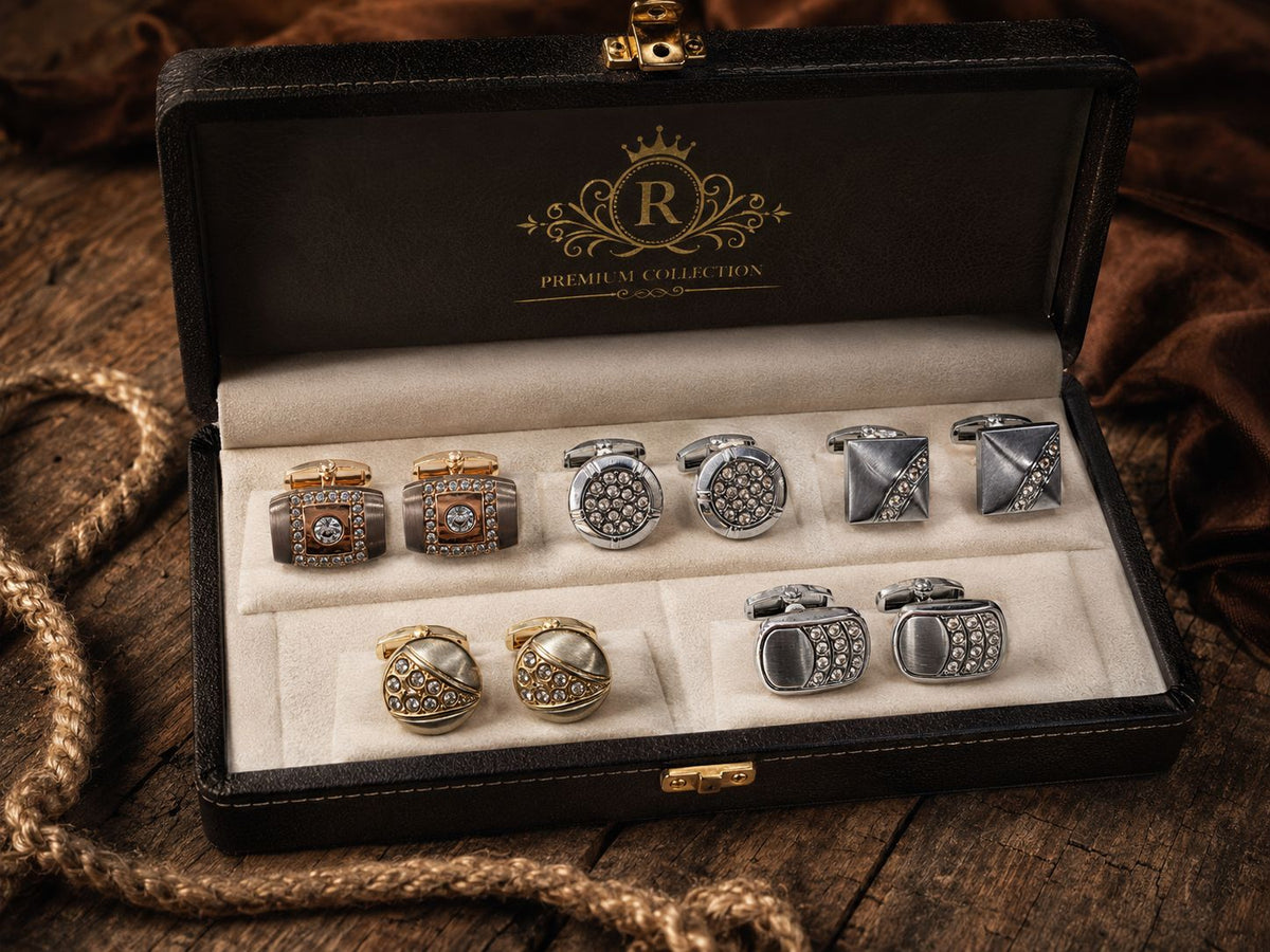 Cufflinks 5 pairs high quality